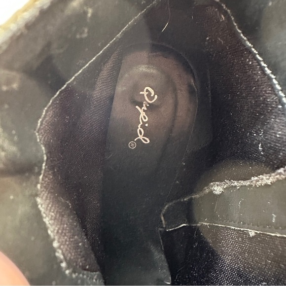 Qupid Snakeskin Heeled Pointed Toe Ankle Booties, Size 10 - Picture 10 of 14